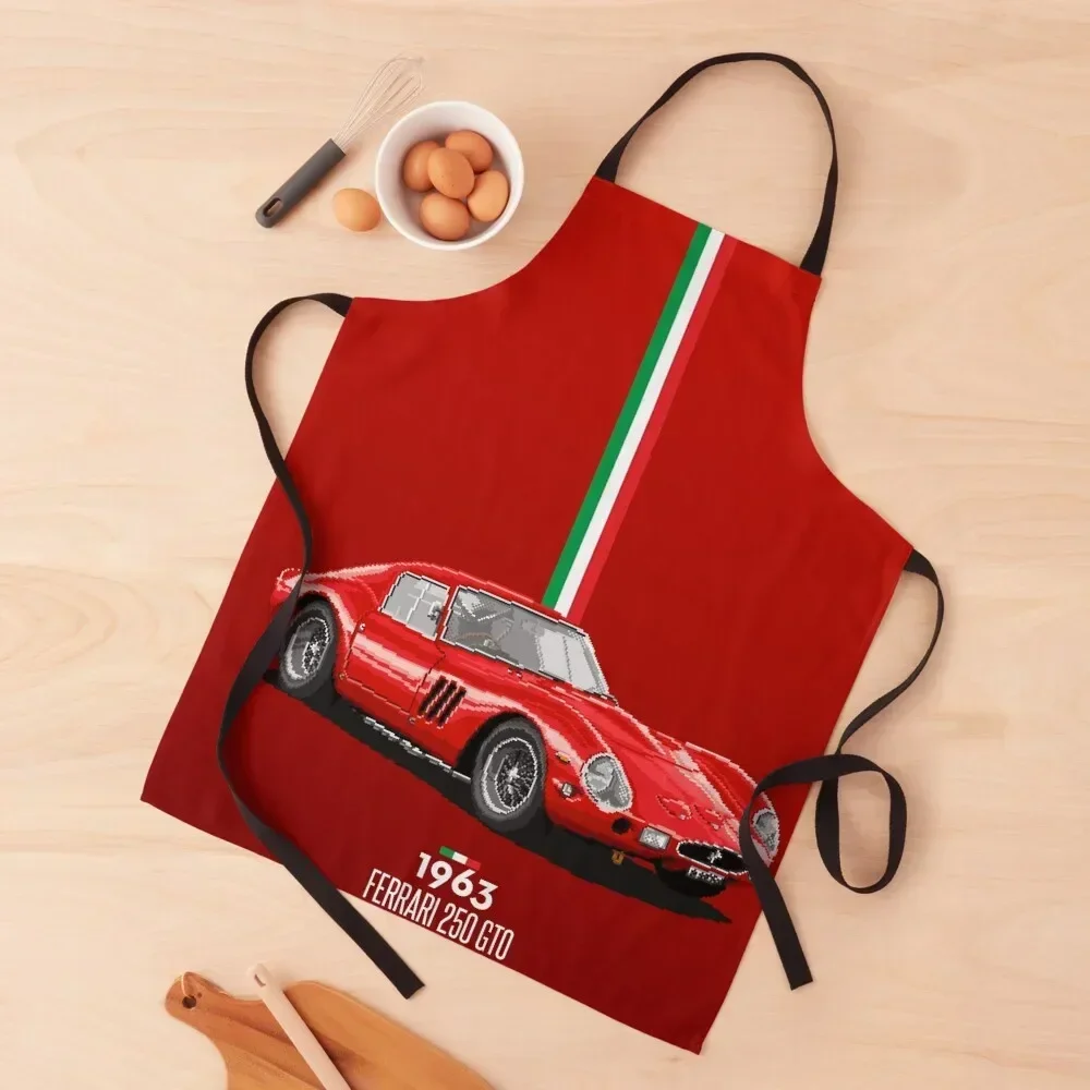 

1963 250 GTO Apron kindergarten teacher Bib For Kitchen Kitchen accessories Apron