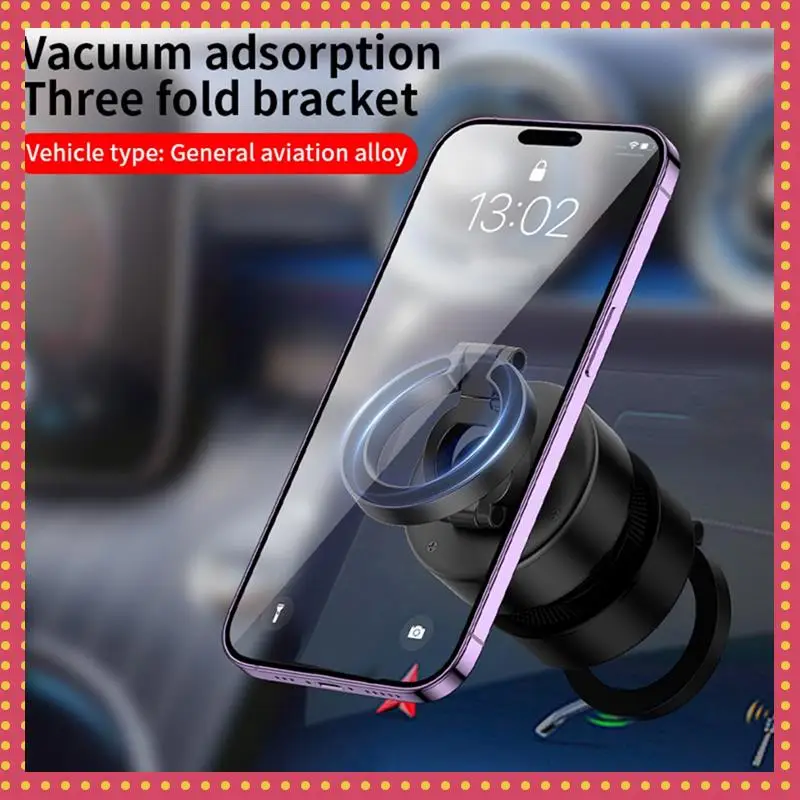 

B74A Intelligent Car Mount Magnetic Mobile Phone Holder Universal Adsorption Bracket Vacuum Adsorption Stable Mount