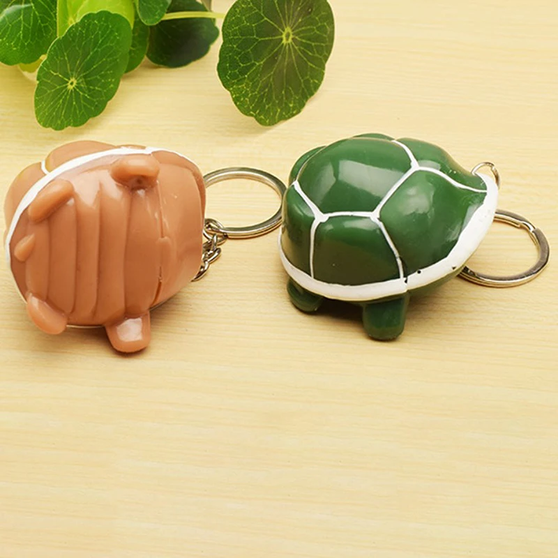 Fidget Toy Squeeze Toys Bubble Sensory Toy Keychain Cartoon Turtle Key Chains Anti Stress Pops It Fidget Toys Funny Gift 5colors