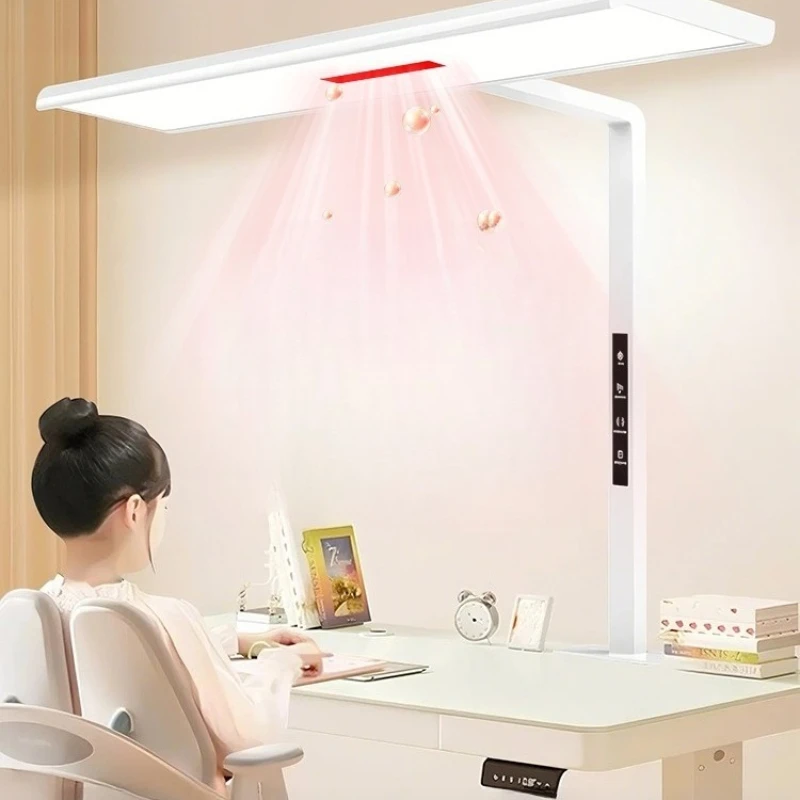 Red light desk lamp eye protection street lamp learning special clip-on anti-myopia desk children's homework full