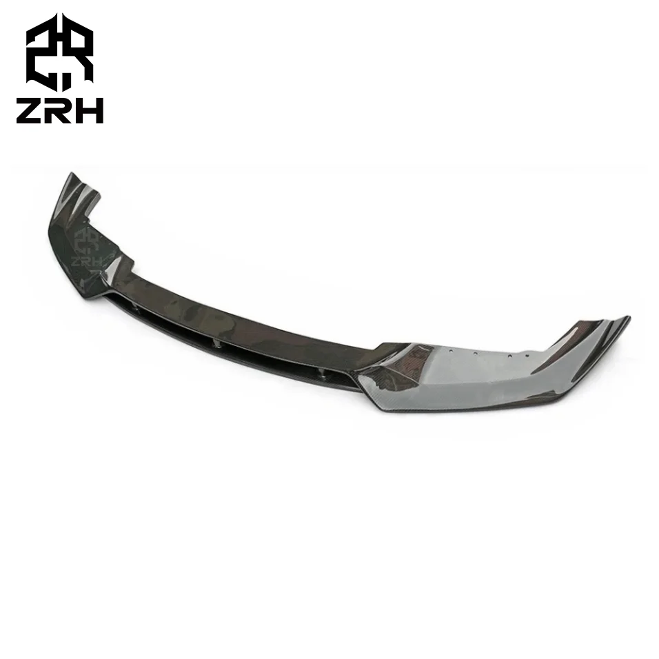 V Style Real Carbon Fiber Frontstoßstangenlippe für F87 M2 M2C Autoteile Frontlippe