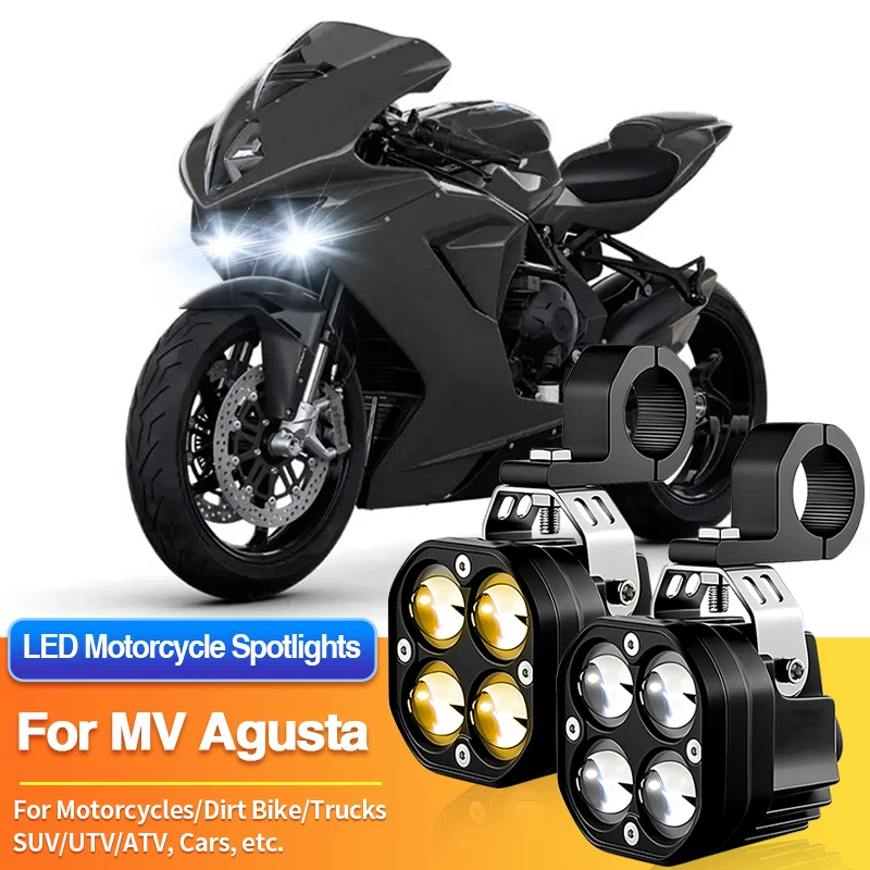 

Комплект универсальных светодиодных фар для мотоциклов и внедорожников (UTV/ATV) для MV Agusta Brutale 1000RR/800 RR SCS/800 Rosso/1000 Nurburgring