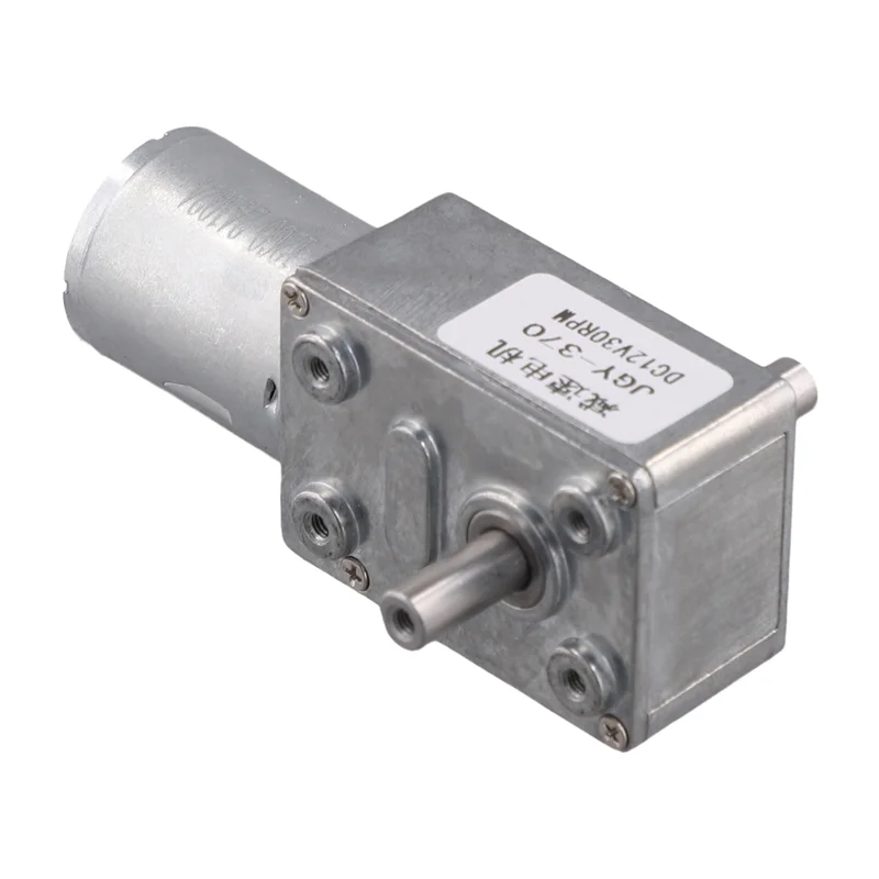 TKOH-2X JGY370 Motor de CC 12V 30RPM Motor de velocidad reducido con engranaje helicoidal Turbo de alto par