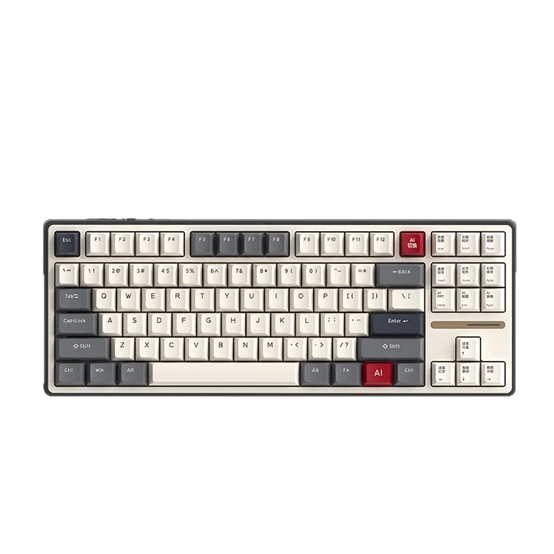 

MK87AI intelligent voice mechanical keyboard mahjong sound wireless bluetooth three-mode e-sports game office computer
