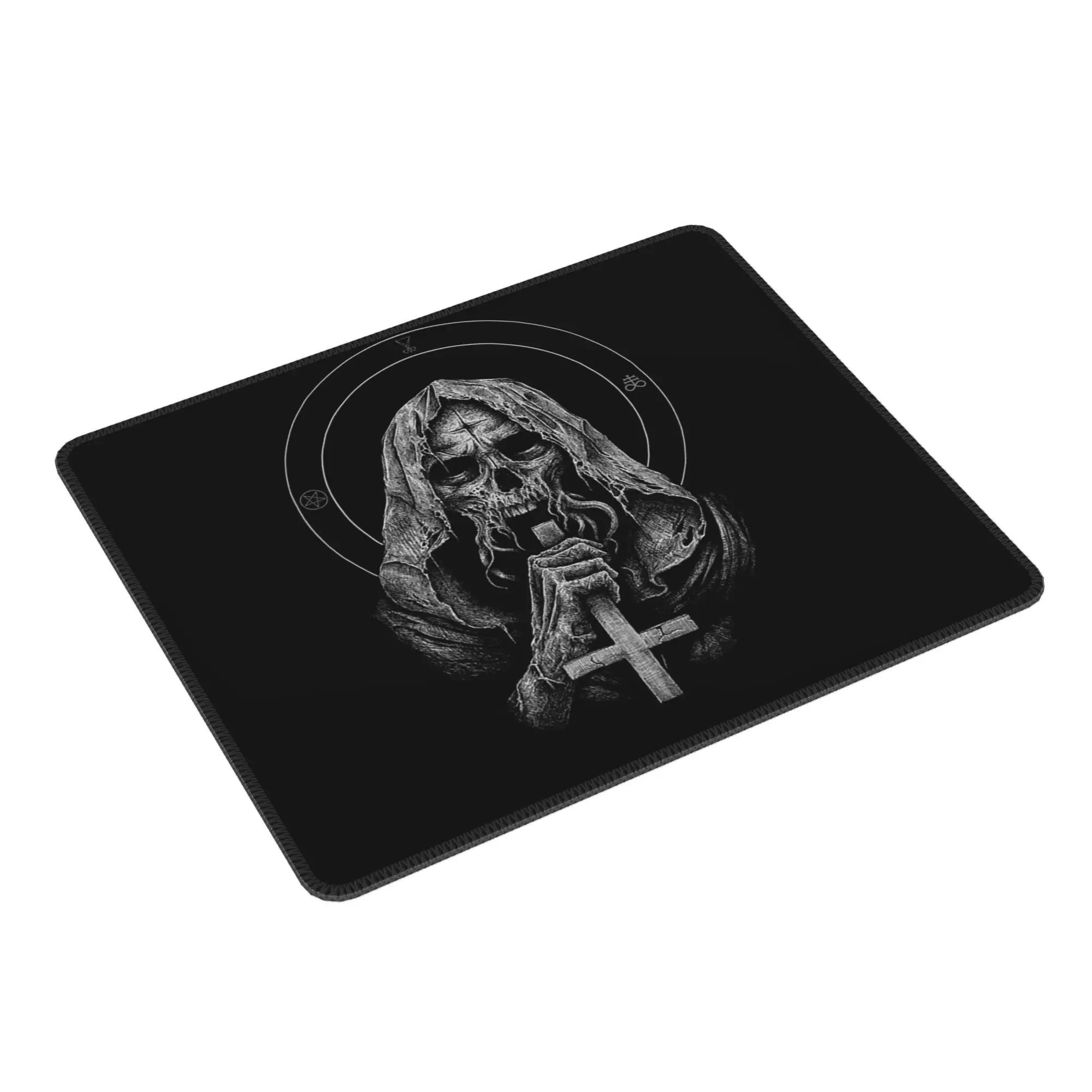 Horror Death God Illustration Mouse Pad Computer Keyboard Mouse Mat Gaming PC Laptop Desk Mat Office Table Mats