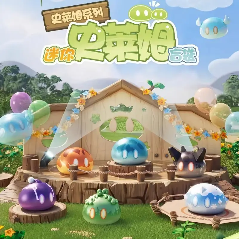 

Симпатичная игра, подлинная поставка Genshin Impact The Slime Series, загадочная коробка, периферийные устройства, настольная сумка для слепых, мини-статуэтки, коллекционные игрушки
