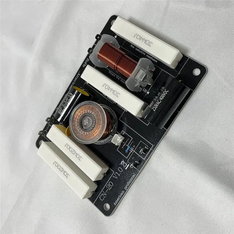 N91R-CN-20 High Quality 2 Way Speaker Crossover 450W 3000Hz Audio For 8- 12 Inch Speakers 25- 44Mm Tweeter