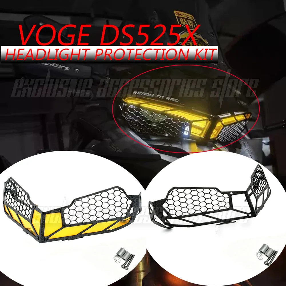 

VOGE DS525X (525DSX/DSX525/DSX 525/DS 525 X)Motorcycle Accessories — Brand New Headlight Guard / Grille Protector