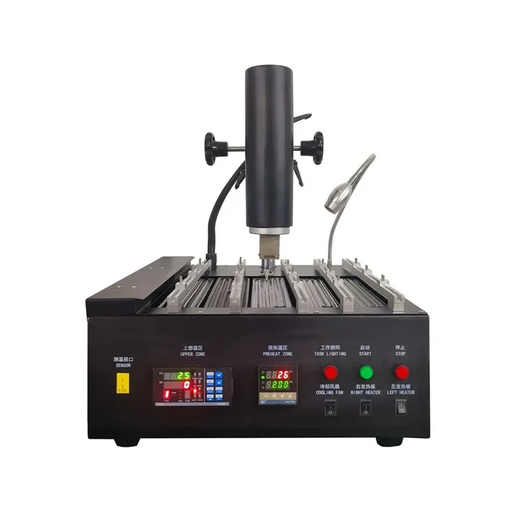 4300W LV-02 Infrared IR BGA Repair Tools 2 Zones Reballing Jig Optional Direct Chip Heat-Rework Soldering Welding Equipment