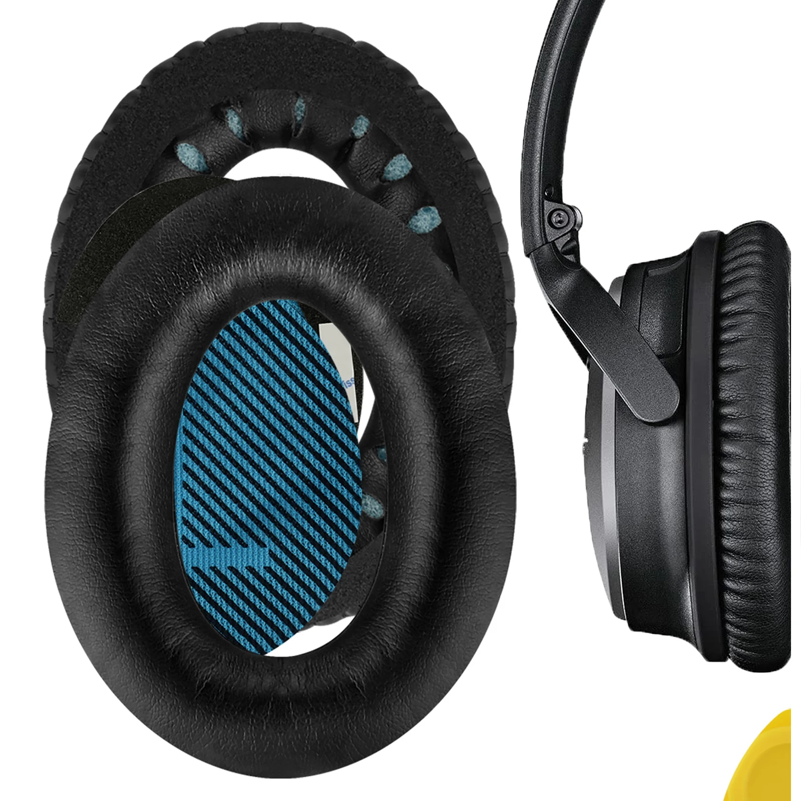Сменные амбушюры Geekria QuickFit для наушников Bose QuietComfort 25, QC25, SoundLink вокруг наушников, амбушюры