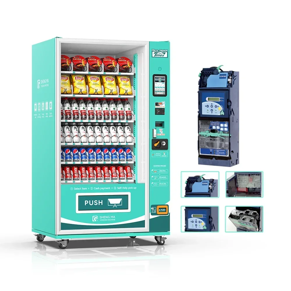 Factory Supply Self Service Combined product vending kiosk machine small snack high tech vending machines for sale