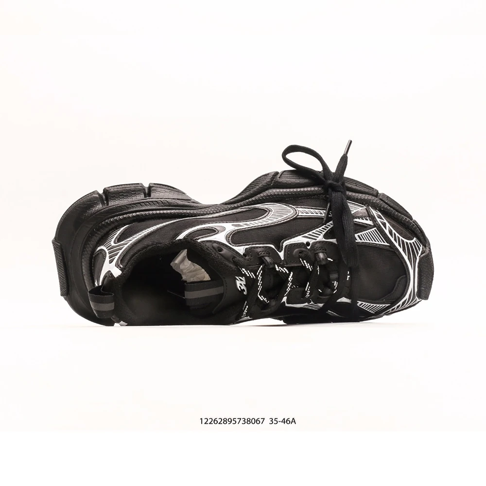 รองเท้าสนีกเกอร์ผู้หญิงชุดลำลองย้อนยุคดีไซน์แฟชั่นคุณภาพดีทำมือรองเท้าผ้าใบ3XL 2024ออกแบบได้ตามต้องการ