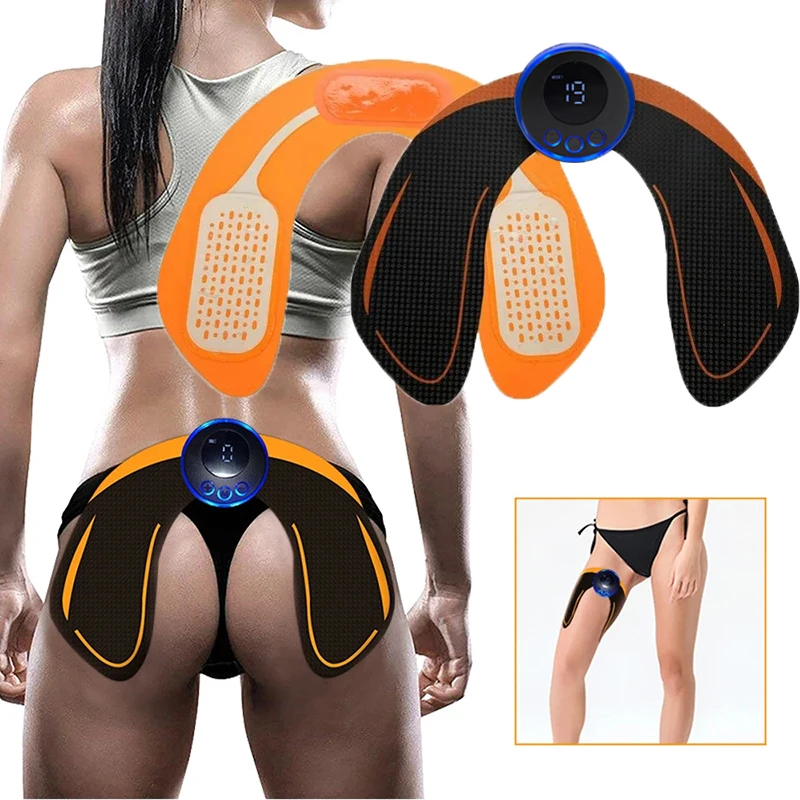 Stimolatore muscolare elettrico EMS Wireless glutei Hip Trainer stimolatore addominale per massaggiatore dimagrante corpo Fitness braccio posteriore