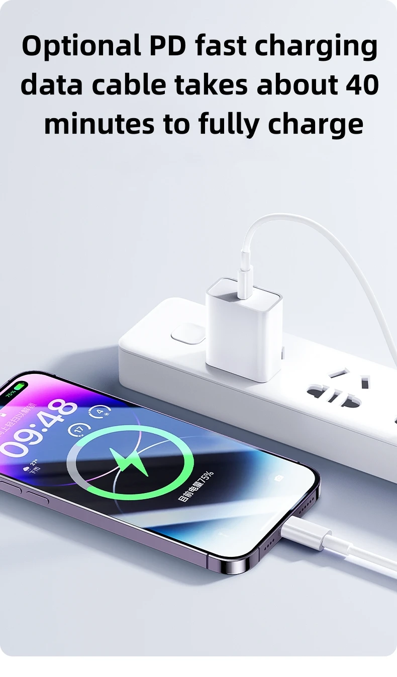 10PCS PD 35W USB Cable For iPhone 14 13 12 11 Pro Max 7 8 14 Plus XS XR Fast Charging USB C Cable Charger Date Wire Accessories