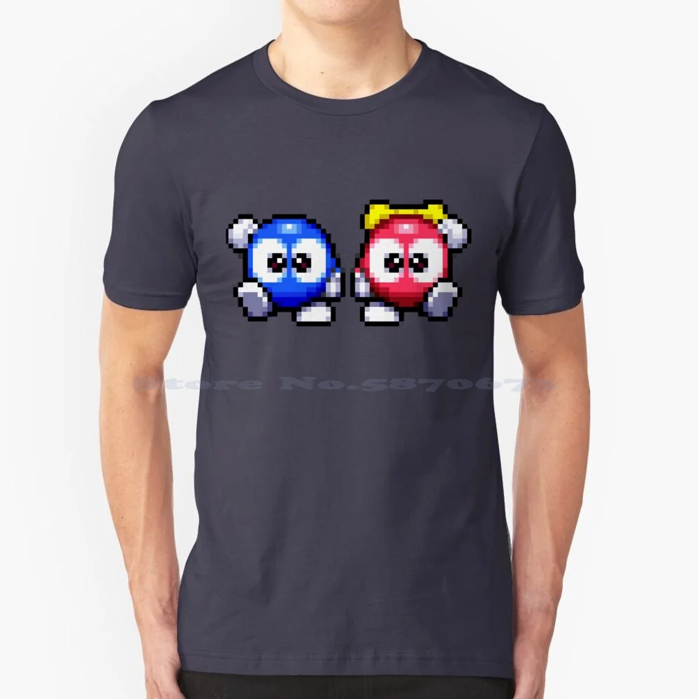 Lololo And Lalala T Shirt 100% Cotton Tee Video Games Star Allies Void Switch Gaming 64 Metaknight Taranza Of The Stars Series