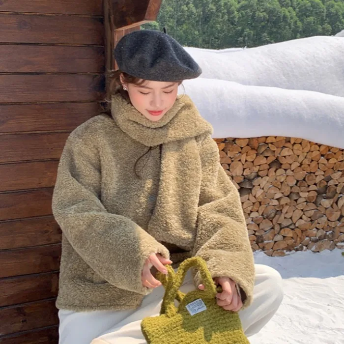 

Шикарные женские туфли круглые Ne Furry, новые осенне-зимние универсальные милые молодежные туфли с шарфом для поездок на работу