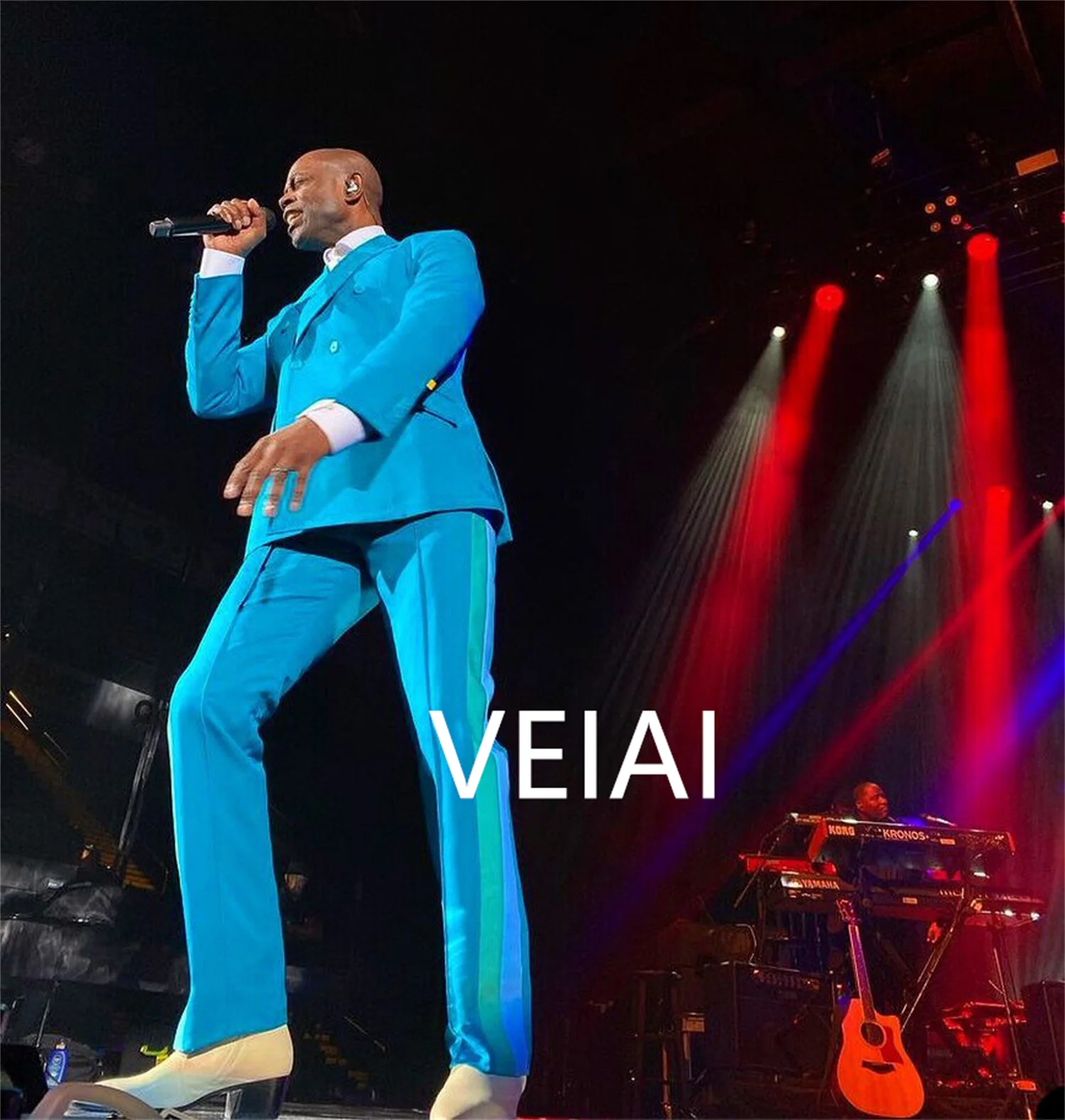 

CustomizedMen Suits 2 Pieces Slim Fit Double-breasted Peak Lapel Formal Wedding Coustime Homme Luxe Party