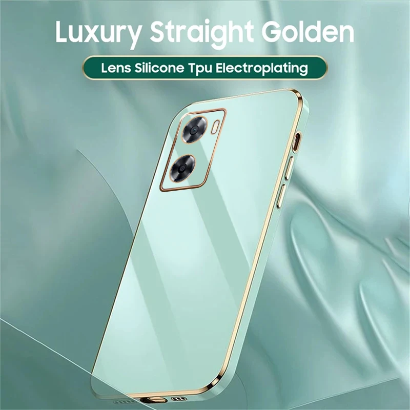 Glossy Plated Phone Case For OPPO Realme 12 11 11Pro 10 11ProPlus C67 C55 C53 C35 C33 C31 C30 C30S C21 Silicone Protector Cover