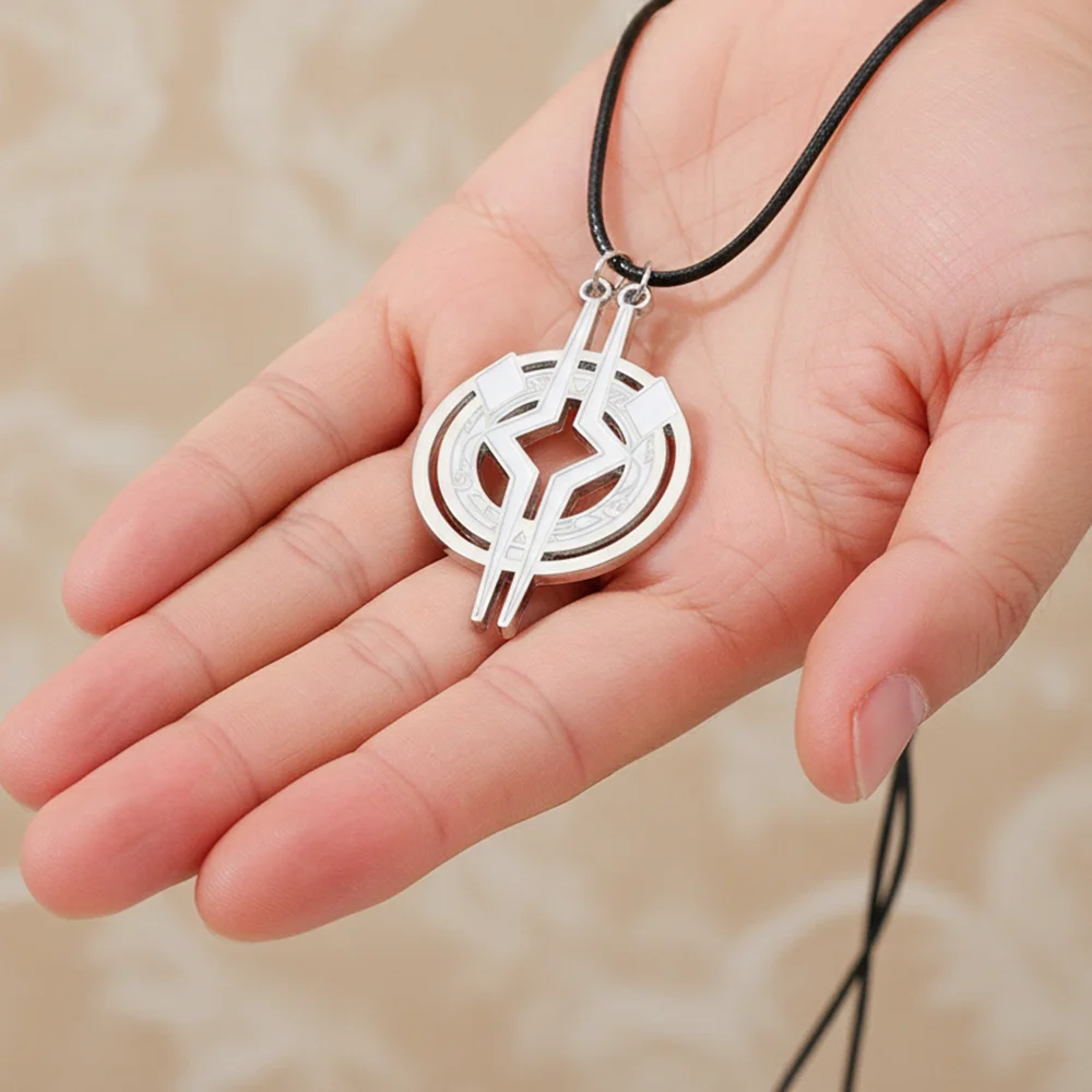 Collar con colgante Punk Ahsoka Tano de moda Vintage para regalo coleccionable Fandom para hombres Geeks