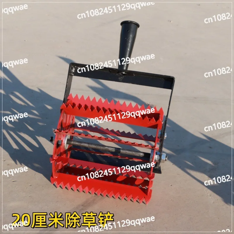 القطعة الأعشاب الضارة الجديدة ذات العجلات متعددة الوظائف، مدفوعة يدويًا، تخفيف التربة، المجرفة، الحراثة الدقيقة، تخفيف التربة #2