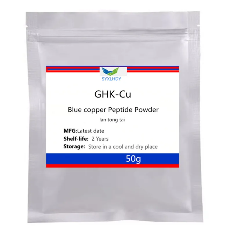 High Pure 99% Copper Peptide Powder Tripeptide Ghk-cu Free Shipping