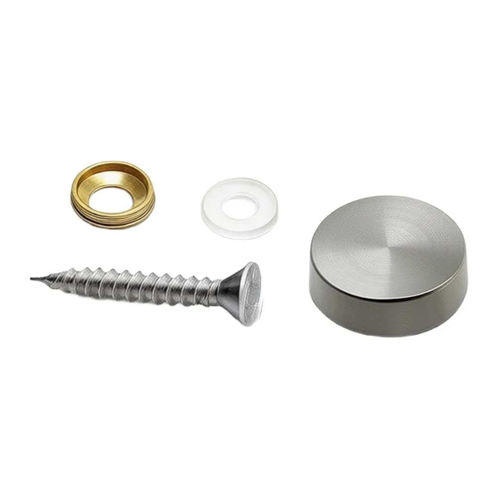 304 Stainless Steel Ring Nail for Mirror Fixing with Fine Thread Design and Copper Nickel Oxidation Resistant Coating