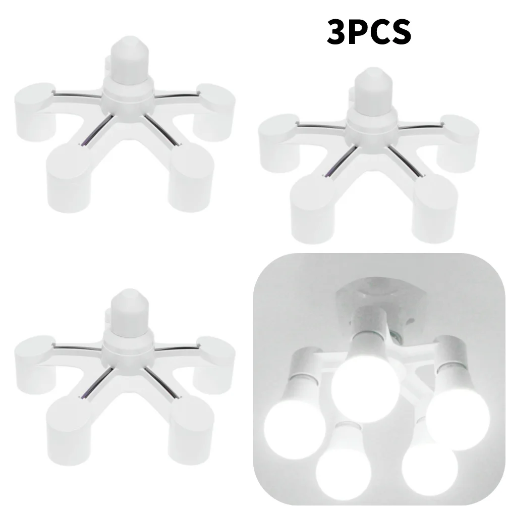 E27 Để E27 Bóng LED Đui Đèn E27 Căn Cứ Ổ Cắm Bộ Chia Tín Hiệu Đèn LED Ổ Cắm Bóng Đèn Adapter Giá Đỡ Đèn Phụ Kiện