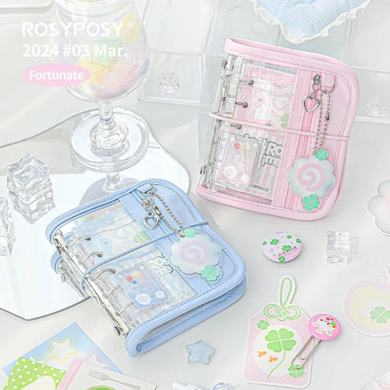 MINKYS M5 Raccoglitore portatile con cerniera Notebook Planner Annuale Agenda giornaliera settimanale Libro Diario Libro Cancelleria scolastica Kawaii