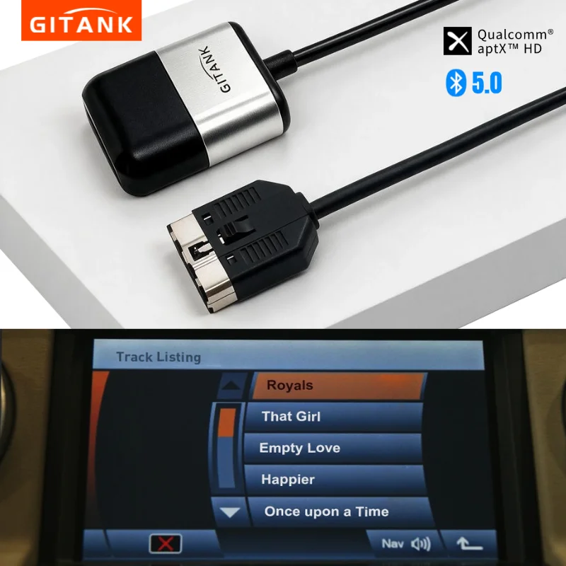 Bluetooth Adapter Receiver - GITANK Bluetooth 5.0 Adapter Compatible with