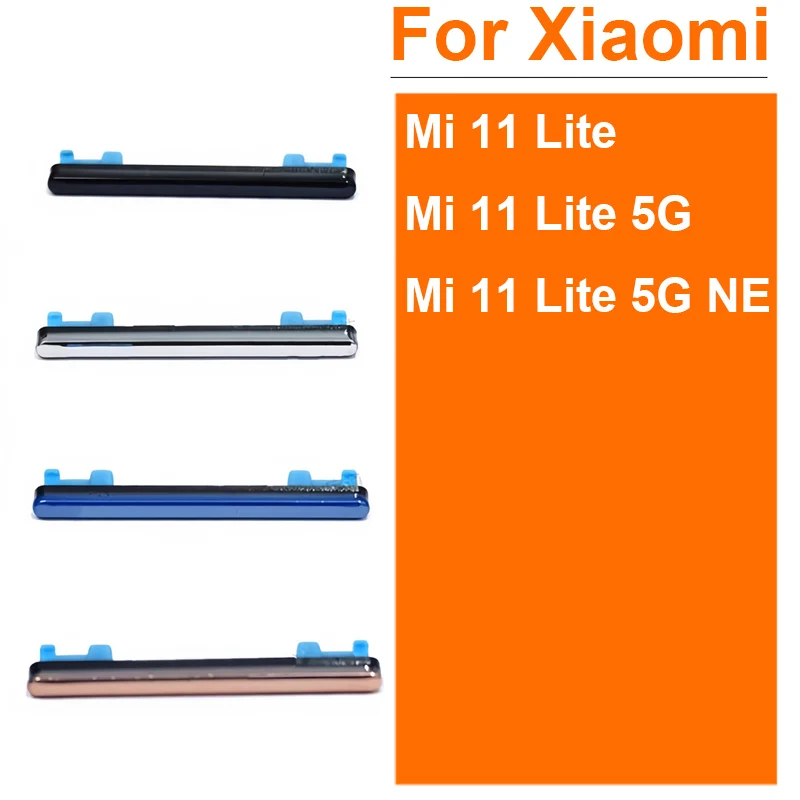 

Power Volume Side Buttons For Xiaomi Mi 11 Lite Mi 11 Lite 5G NE Power Volume Side Keys Replacement Parts