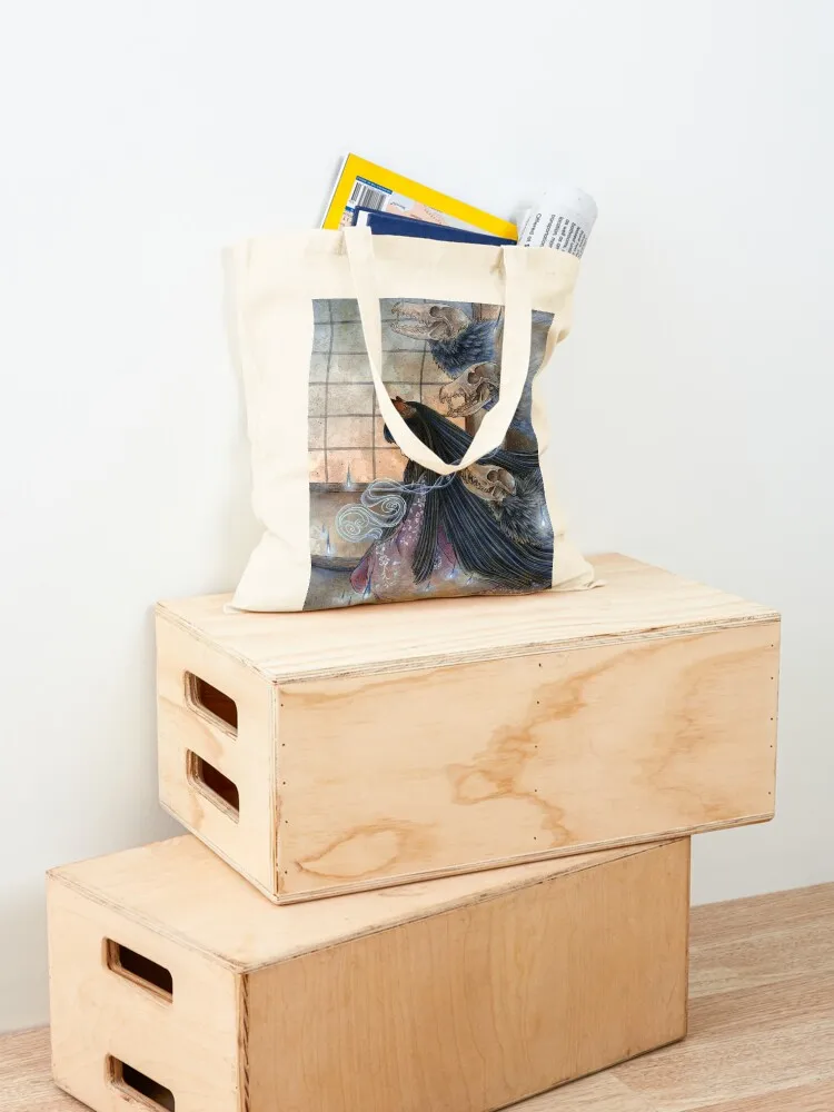 Unmasked - The Fox Woman and her Spirits Tote Bag shopper bags women bag Big bag women