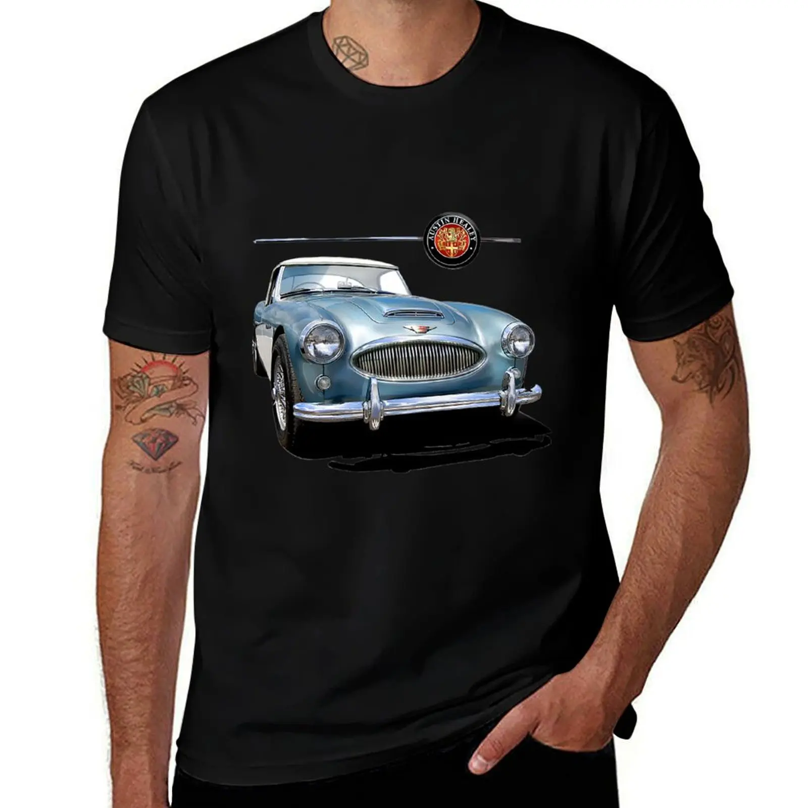 

Austin Healey T-ShirtAustin Healey Mk 2 T-Shirt g man t shirts for men t shirts for man pack cotton