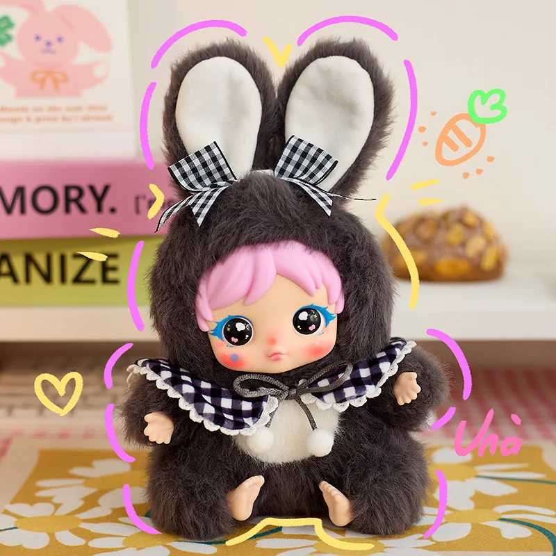 أصيلة ايمي رقيق الأرنب سلسلة صندوق أعمى لعبة عصرية لطيف أفخم دمية حقيبة سلسلة مفاتيح هدية سحرية للفتيات والنساء