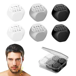 Jaw Exerciser for Men & Women Silicone Jawline Exerciser Shaper  Slims & Tones Face Powerful Jawline Trainer (6 PCS) with Box