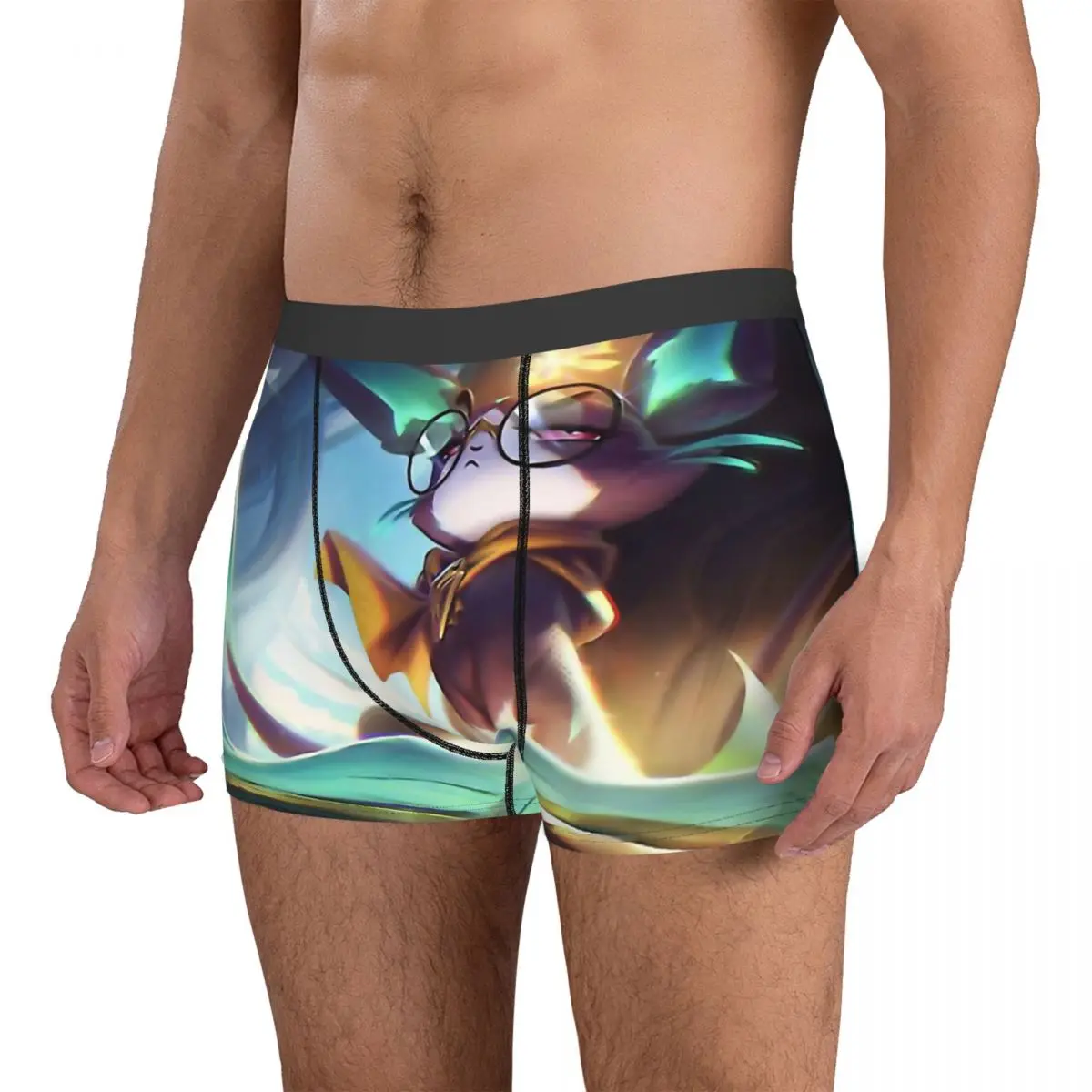 Yuumi Battle Academia Men Boxer Briefs Underwear League of Legends Game Highly Breathable High Quality Gift Idea