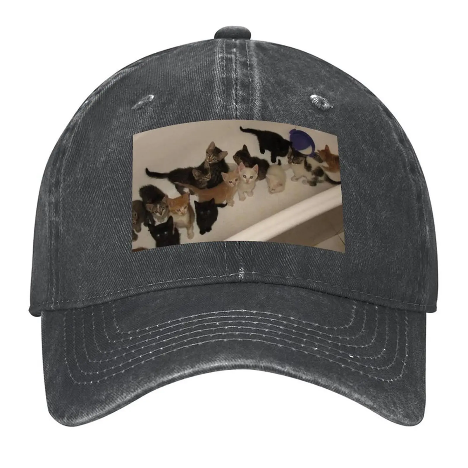 

Kitten bath Baseball Cap Luxury Man Hat Hat Man For The Sun Cosplay men's big size hat Men's Baseball Women's