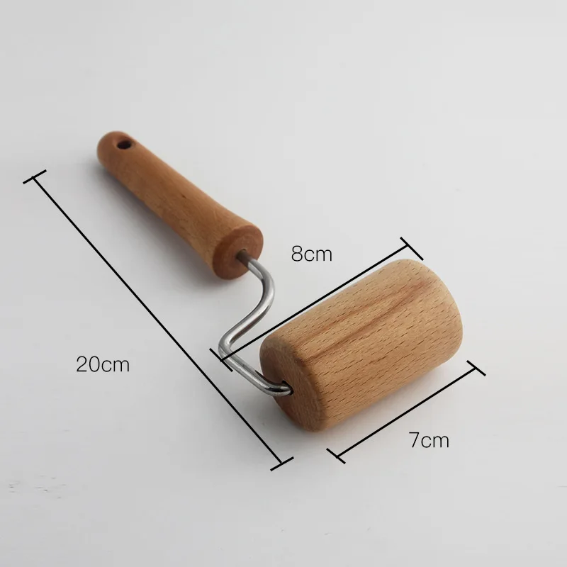 Wooden Rolling Pin,Hand Dough Roller for Pastry,Fondant,Cookie Dough,Chapati,Pasta,Bakery,Pizza. Kitchen tool