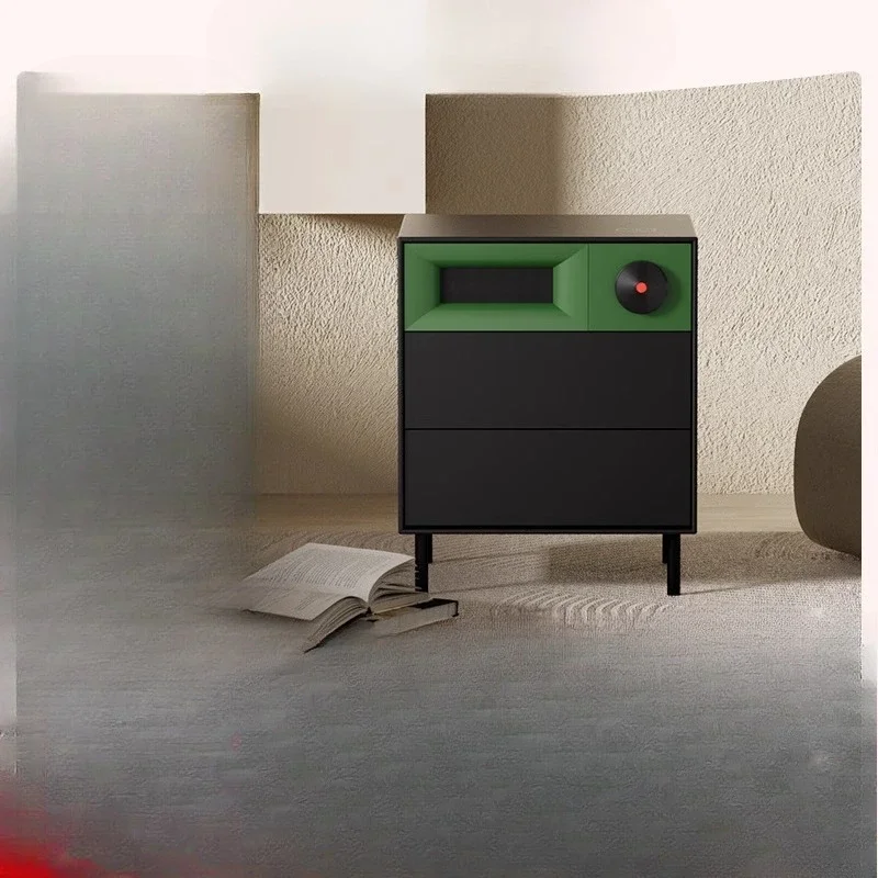 Side Cabinet Sleeping Bluetooth Speaker Record Retro Home Audio