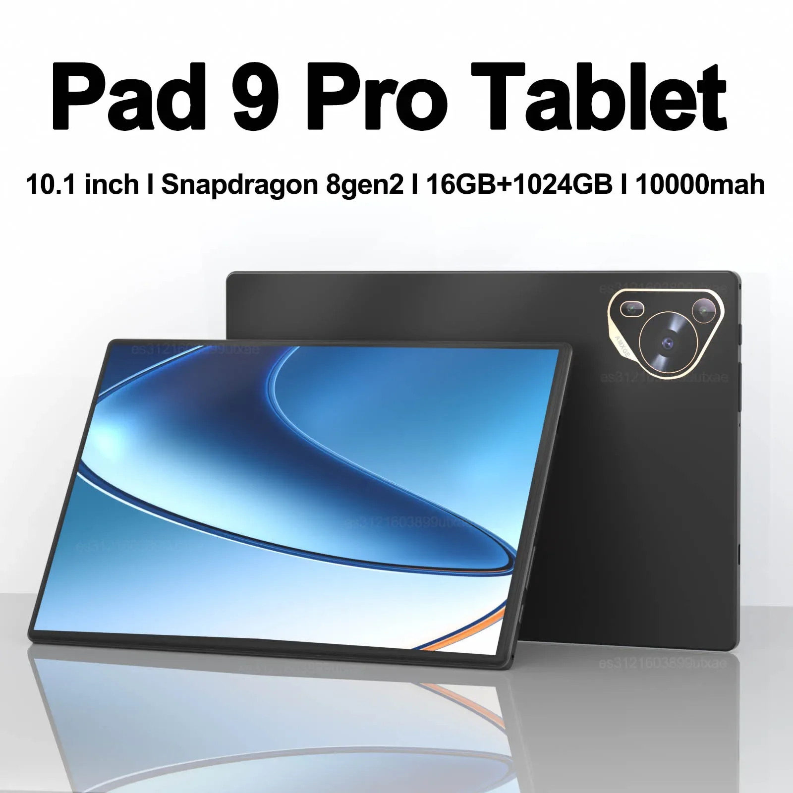 Tableta Pad 9 Pro Original de 10,1 pulgadas, Android 13, Snapdragon 8gen2, Xioami Global, 16GB + 1024GB, 10000mah, 5G, SIM Dual, WIFI, pantalla HD