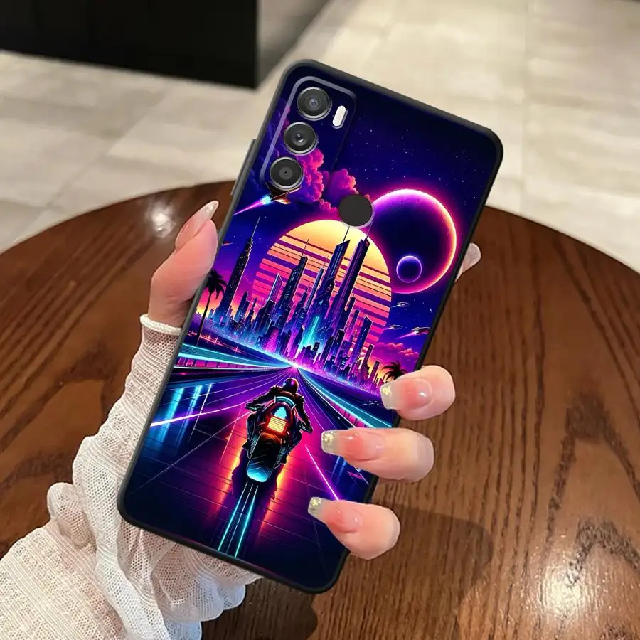 حافظة لهاتف Moto X30 Pro S30 Pro Edge 20 30 SCI-FI City