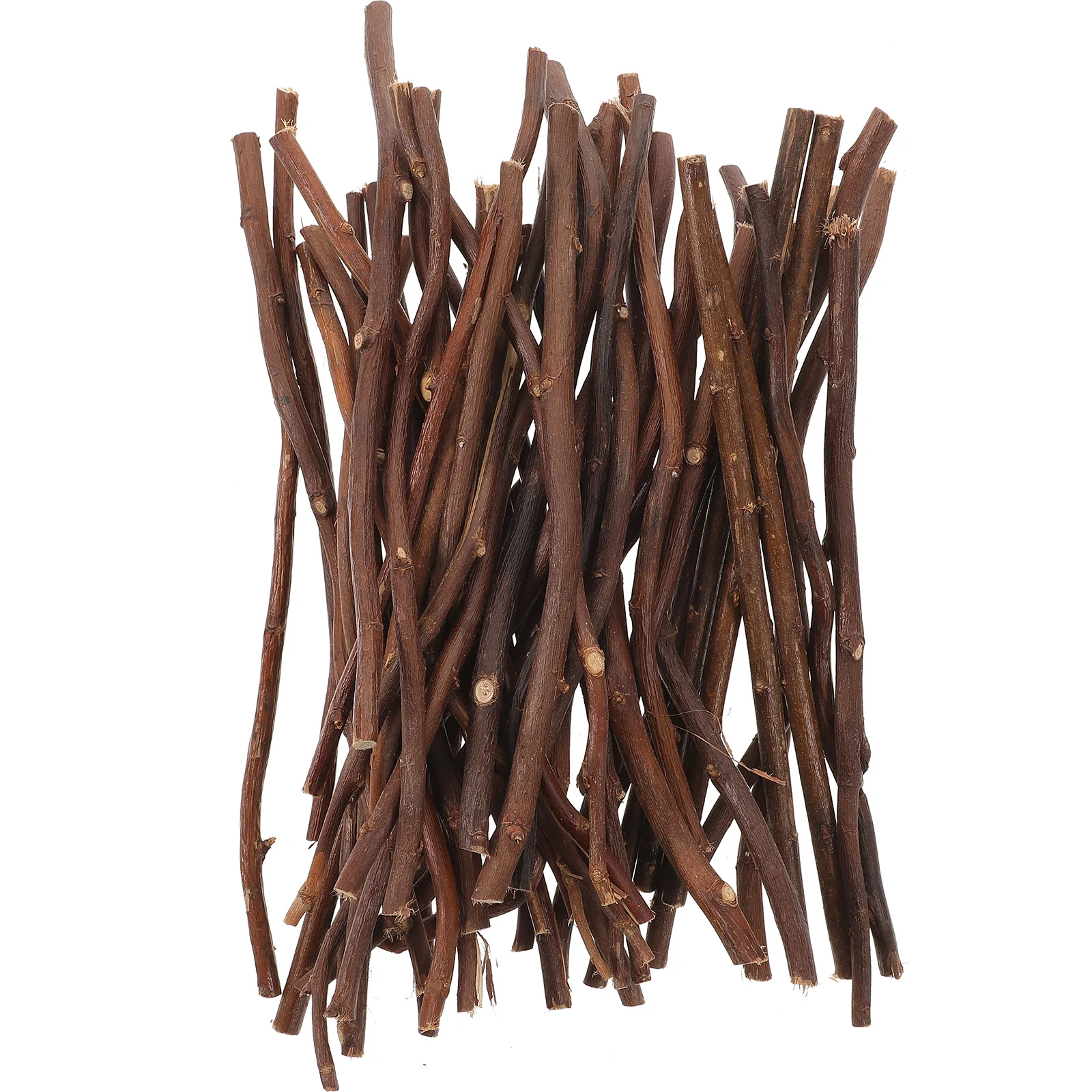 

50 Pcs Branch Material Garden Canes 4ft Wood Twigs Sticks for Crafts Natural Log DIY Accessory