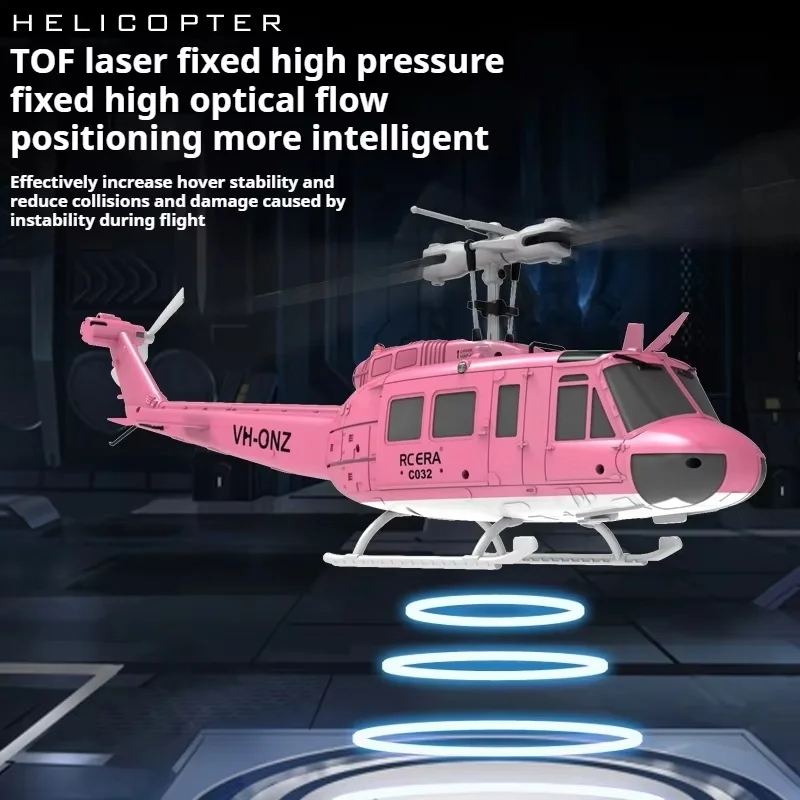 

RC ERA UH-1 C032 1:48 Моделирование дистанционного управления RC Bell 206, вертолет, удержание высоты, 2,4 г, оригинальный 6-осевой гироскоп