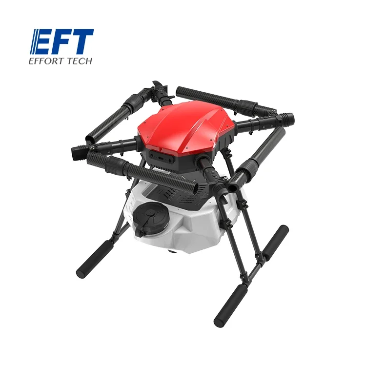 Nieuwe Ft E 416P 4 As 16l Borstel/Borstelloze Spuiten Cardanische Systeem Opvouwbare Quadcopter Landbouw Drone Met Hobbywing X9 Motor