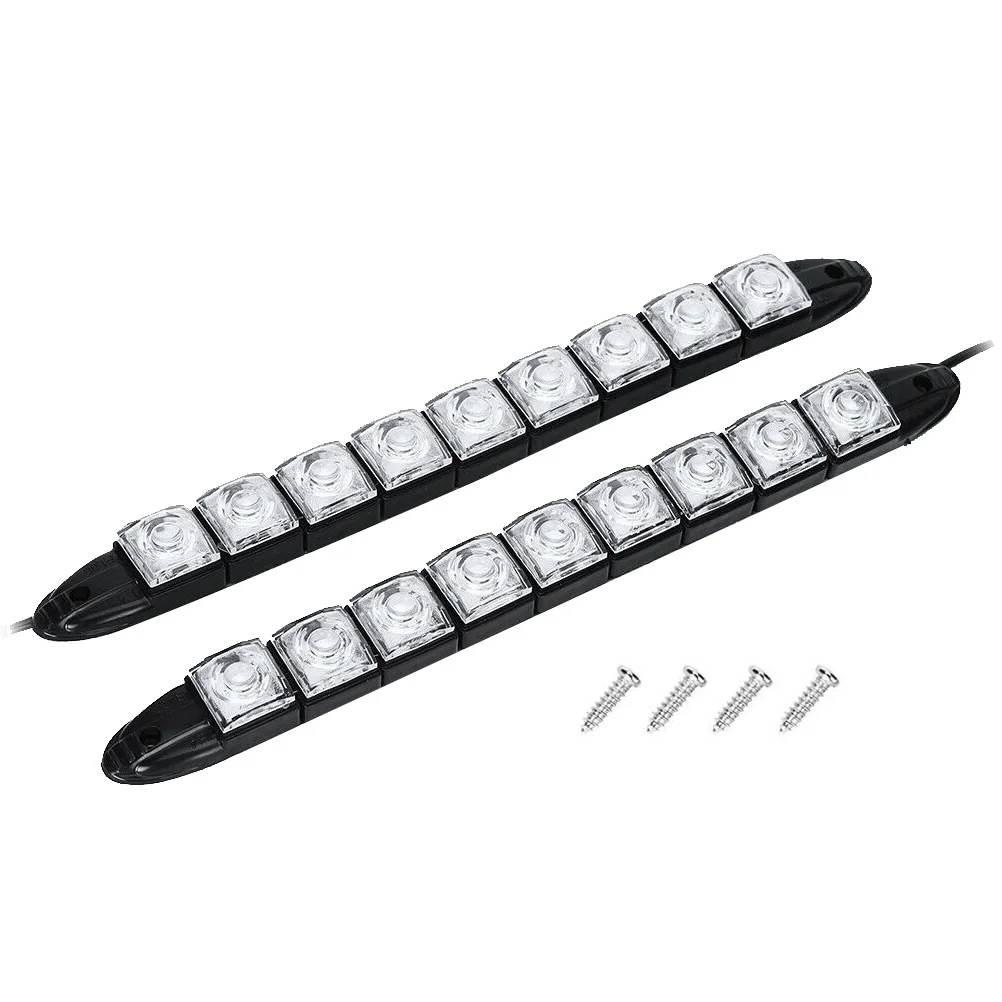 

2 pcs Signal Lamp Waterproof Silica Gel Led Strip Light Boat Yacht Car Navigational Daytime Running Light Accessories