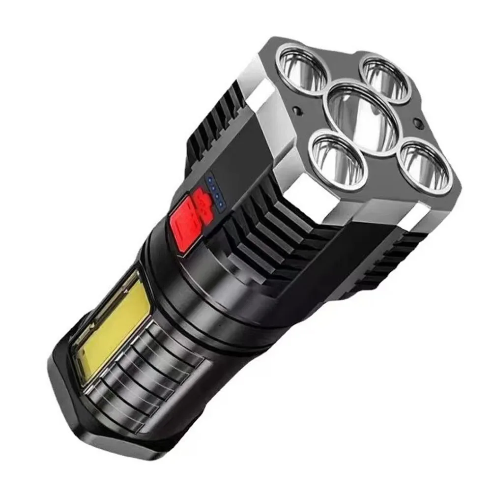 Camping Hiking Camping Flashlight Bright Flashlight With Multiple Modes Hiking Approx.136*50mm 100 Meter Lighting Distance