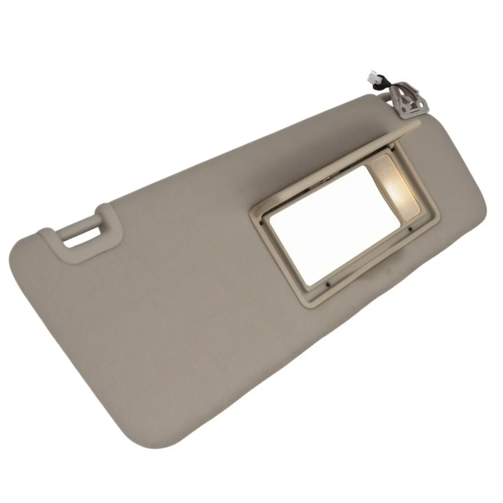 Sun Visor Right Passenger With Light Beige For Nissan Titan 2004-2024 For Armada For QX56 For Code 96400-EZ70B