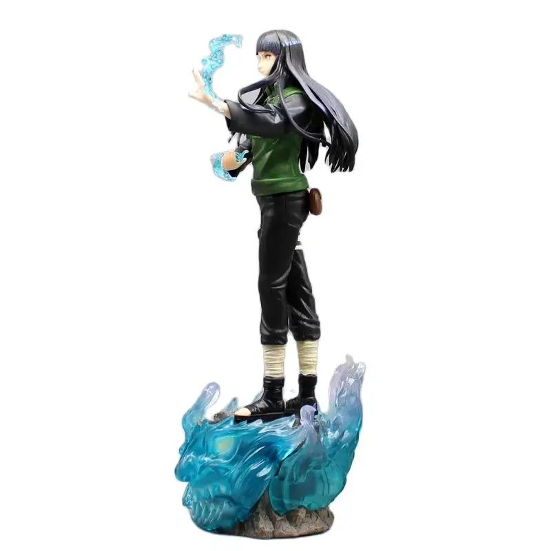 TAKARA TOMY-Hyuga Hinata Animação Figura Boneca, Modelo Anime, Kit De Garagem, Decoração De Ornamentos, 13.5"