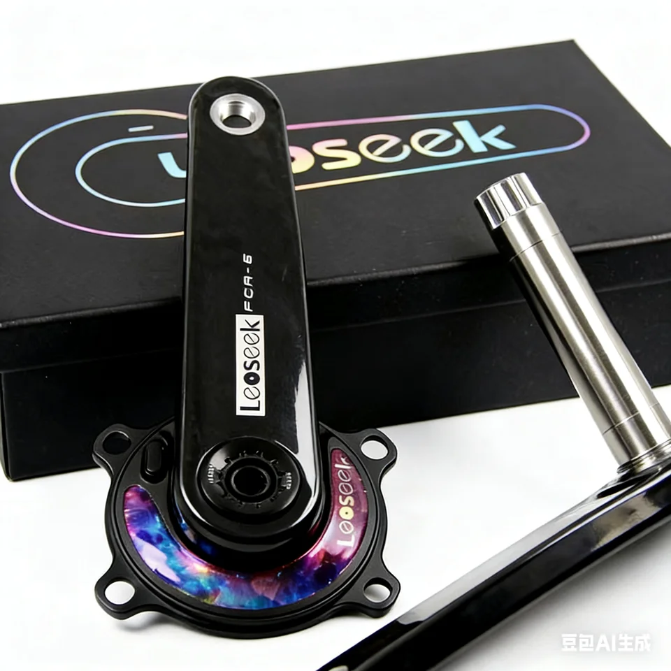 Leoseek カーボンクランク 165mm ANT+Bluetooth 4.0