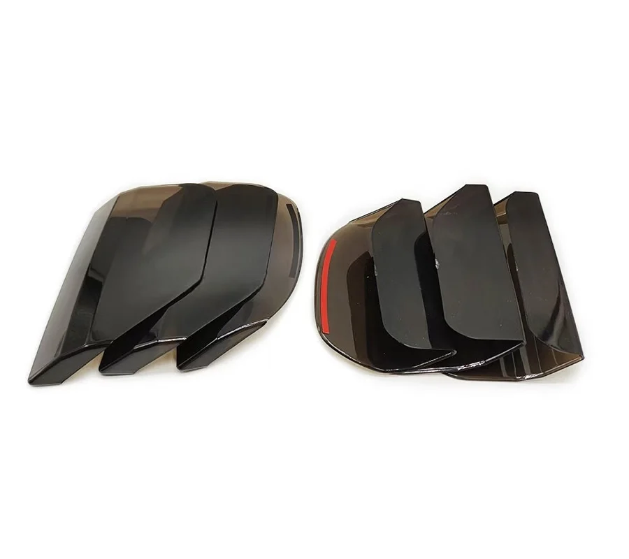 For Ford Mustang 2018 2019 2020 2021 2022 2023 Tail Light Cover Decorative Sticker Taillamp Decoration Shell Trim Smoked Black