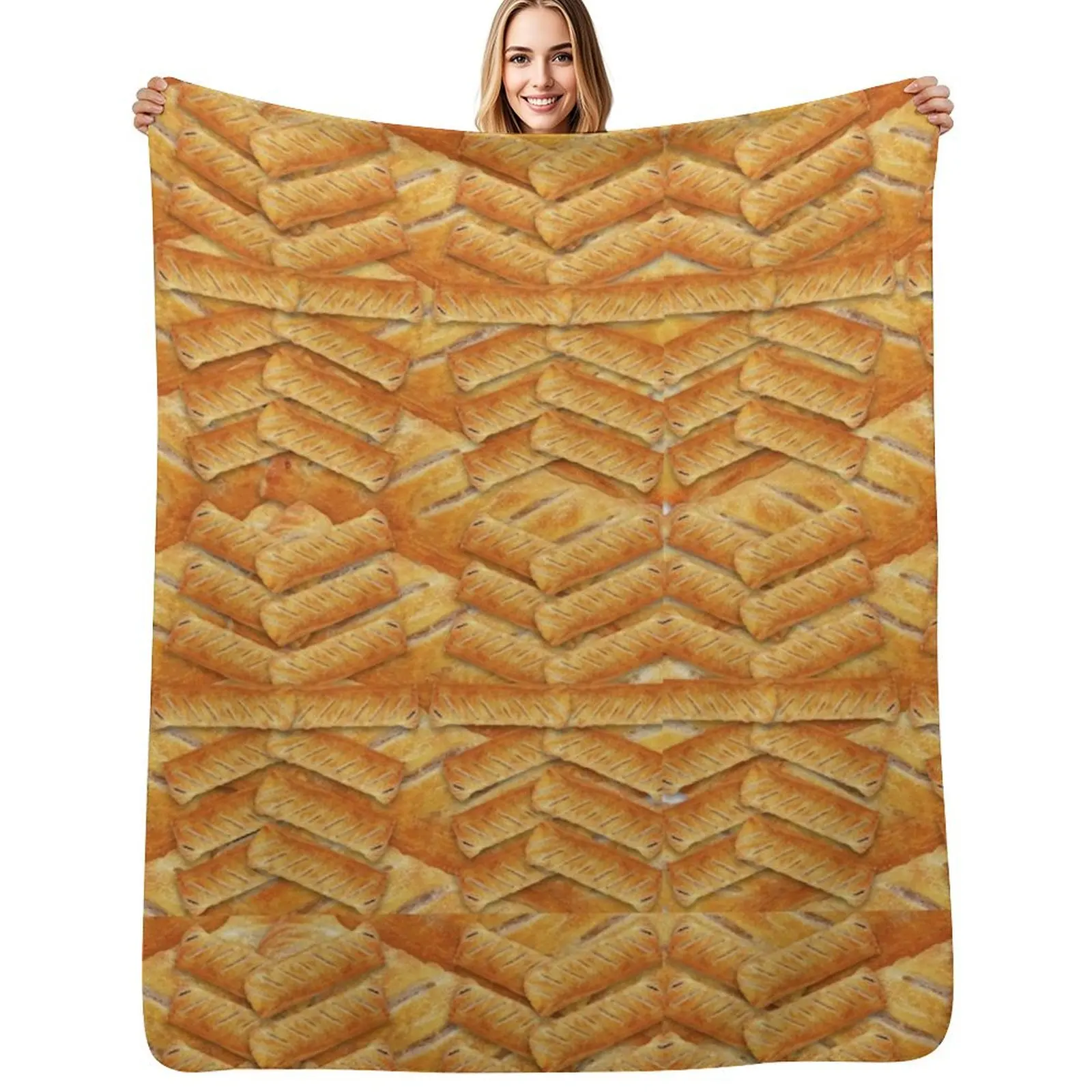 

Best Seller - Greggs Sausage Rolls Style Essential T-Shirt Classic T-shirts Throw Blanket Sofa Throw Flannels Softest Blankets
